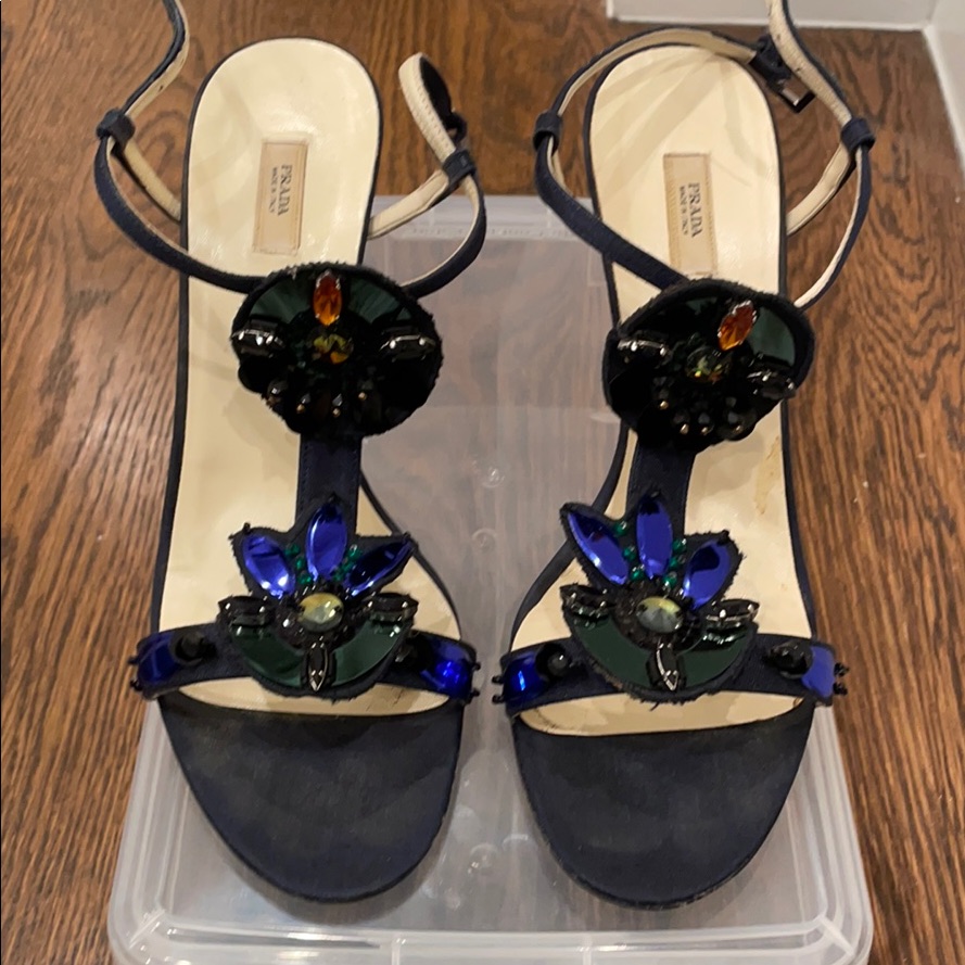 Prada Rhinestone Heels